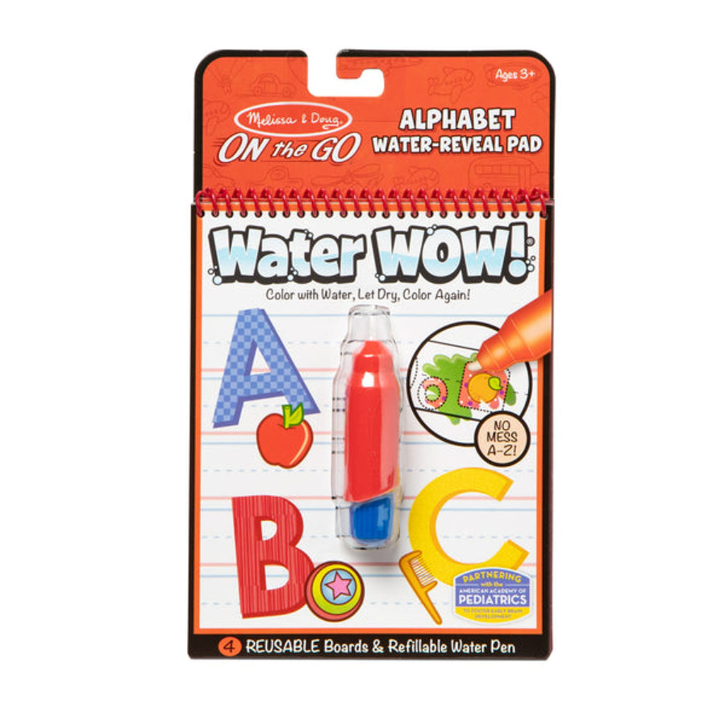 Melissa & Doug Water Wow! Reusable Water-Reveal Activity Pad Alphabet