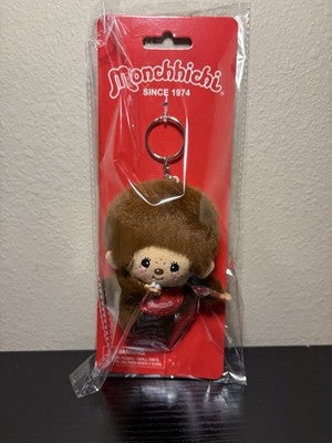 Sekiguchi Monchhichi Plush Key Chain 4-Inch Authentic