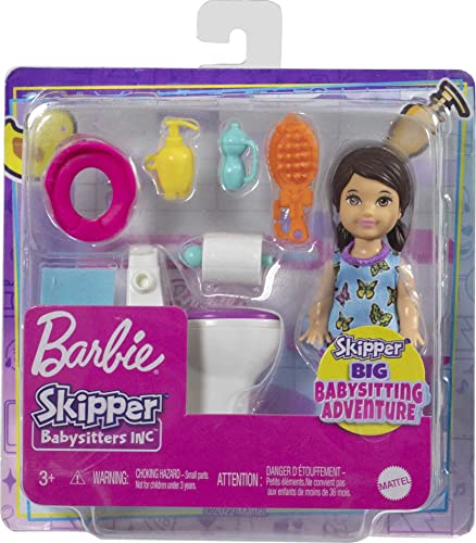 Barbie Skipper Babysitters Potty-Time Set