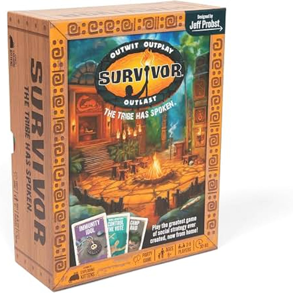 Exploding Kittens Survivor: The Tribe Has Spoken Board Game