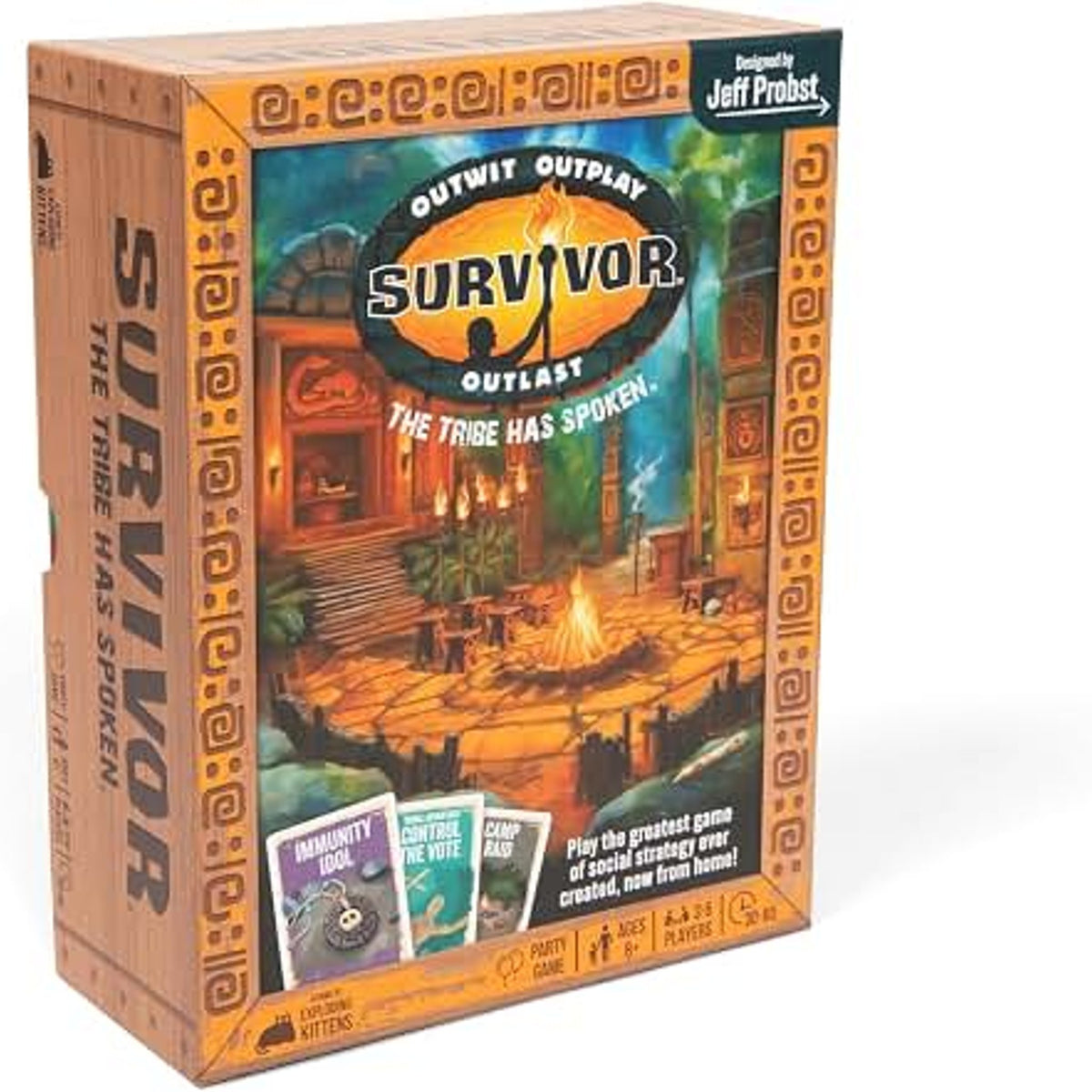 Exploding Kittens Survivor: The Tribe Has Spoken Board Game