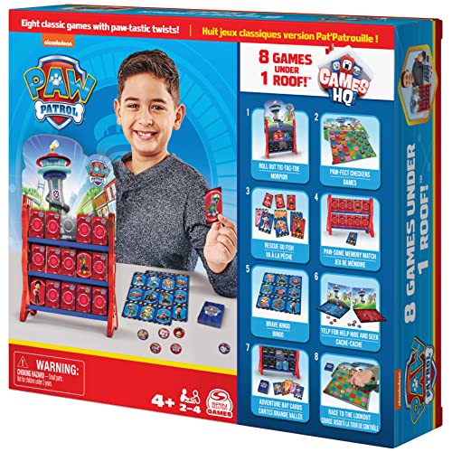 Spin Master-spellen PAW Patrol Games HQ Board Games for Kids