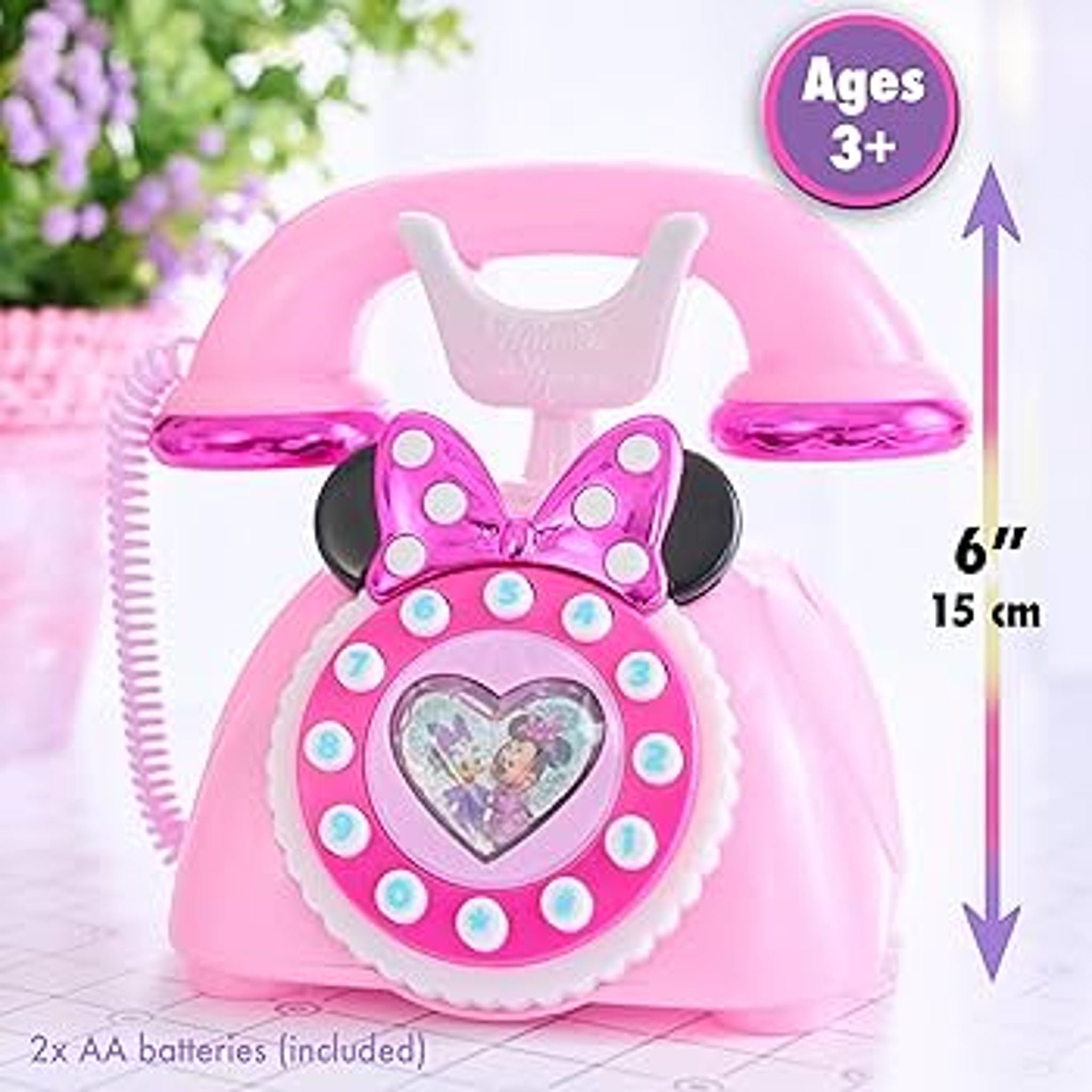 Minnie Mouse Rotary Phone with lights and sounds