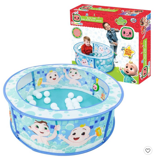 CoComelon Bath Time Sing Along Play Center, 35.5", with Balls