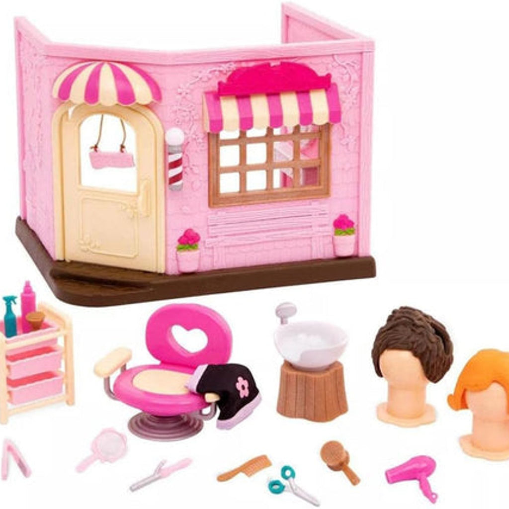 Lil Woodzeez Baabaa Spa & Hair Salon - Dollhouse Playset