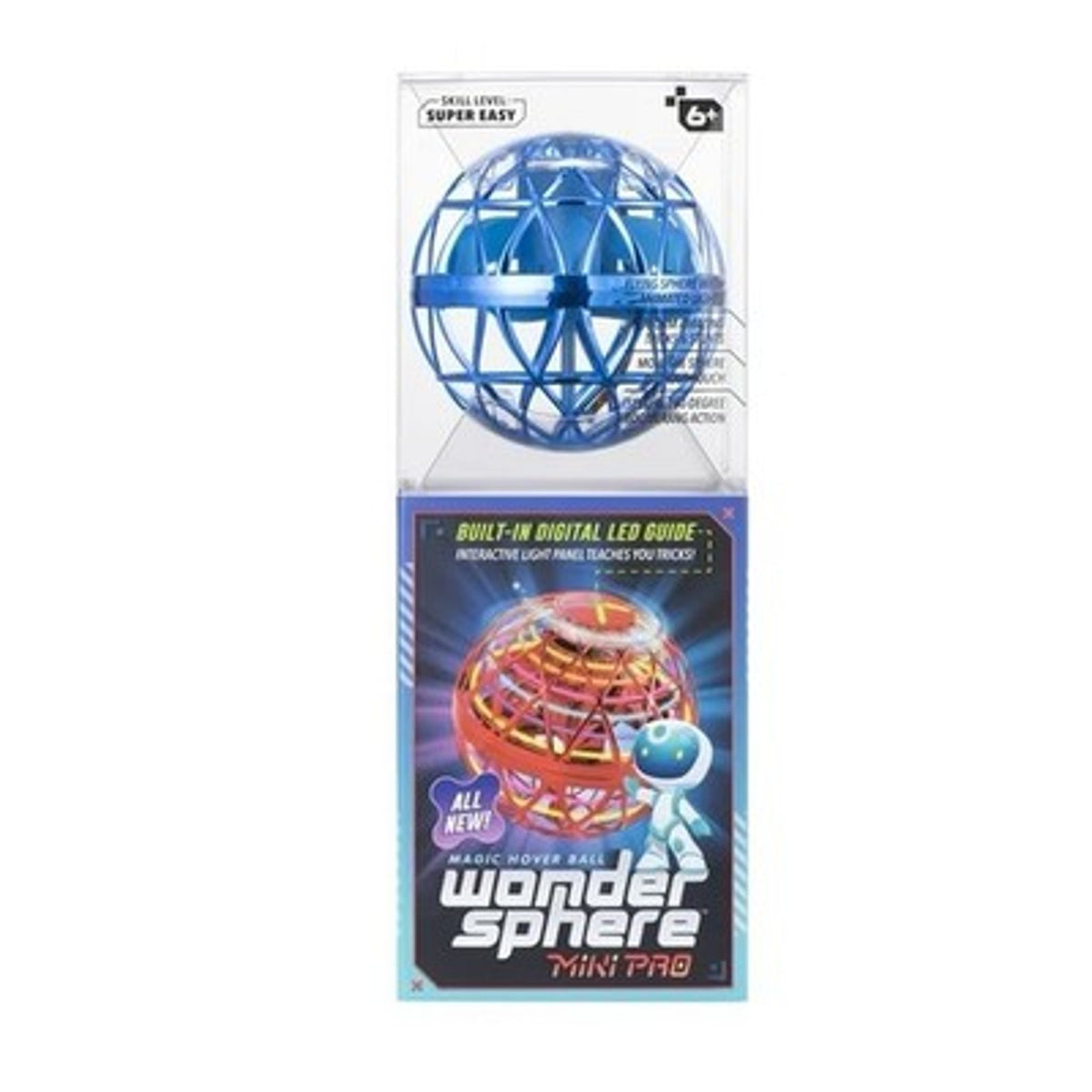 Wonder Sphere Mini Pro Magic Hover Ball, Red, Age 6+
