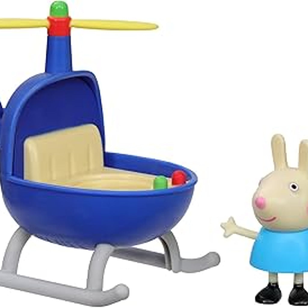 Peppa Pig Little Helicopter Toy with Rebecca Rabbit Figure