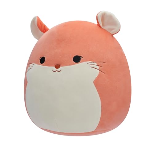 Squishmallows Erica Peach Chinchilla 14"