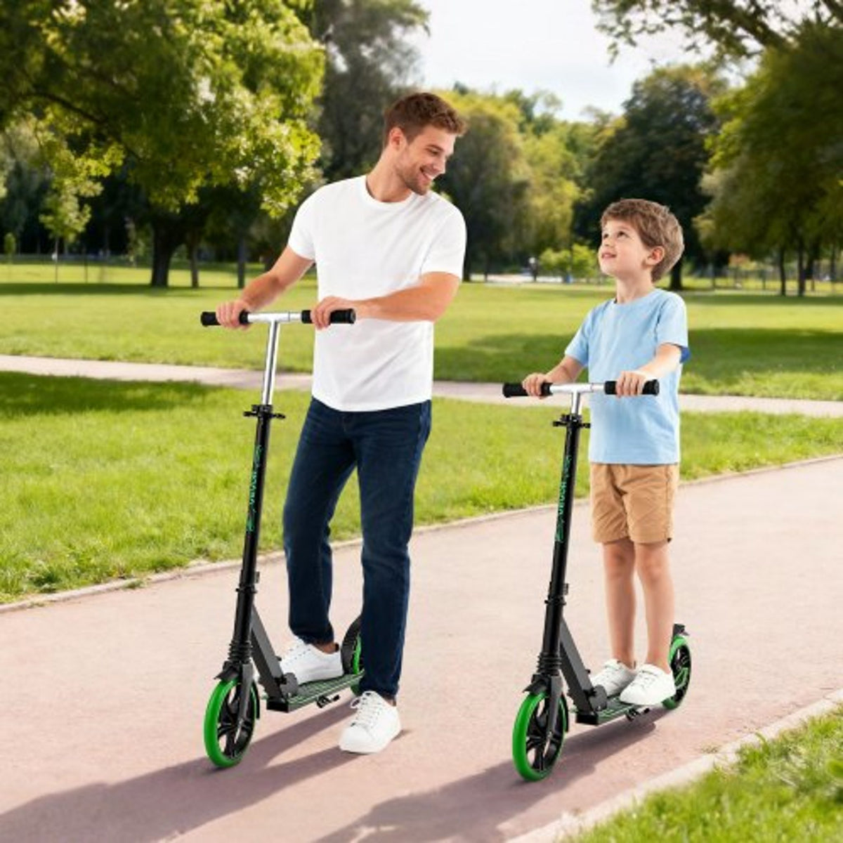 Razor AW Kick Scooter - Foldable, Lightweight, Adjustable Handlebars