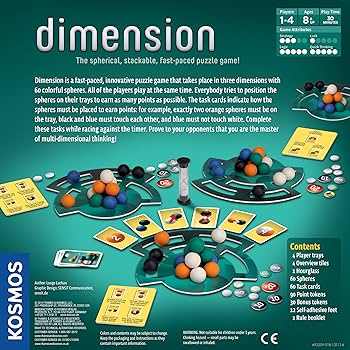 Kosmos Dimension Board Game Age 8+, 1-4 players