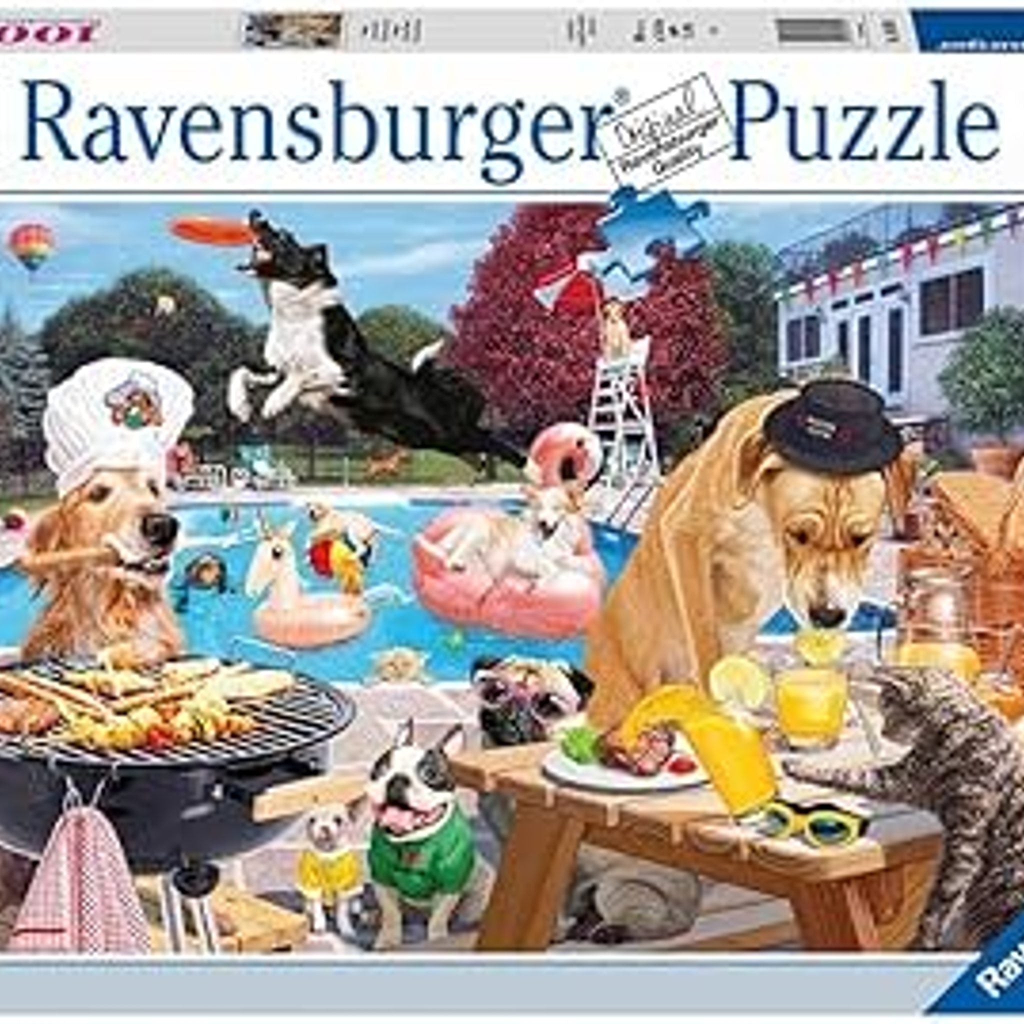 Ravensburger Dog Days of Summer 1000 Piece Jigsaw Puzzle