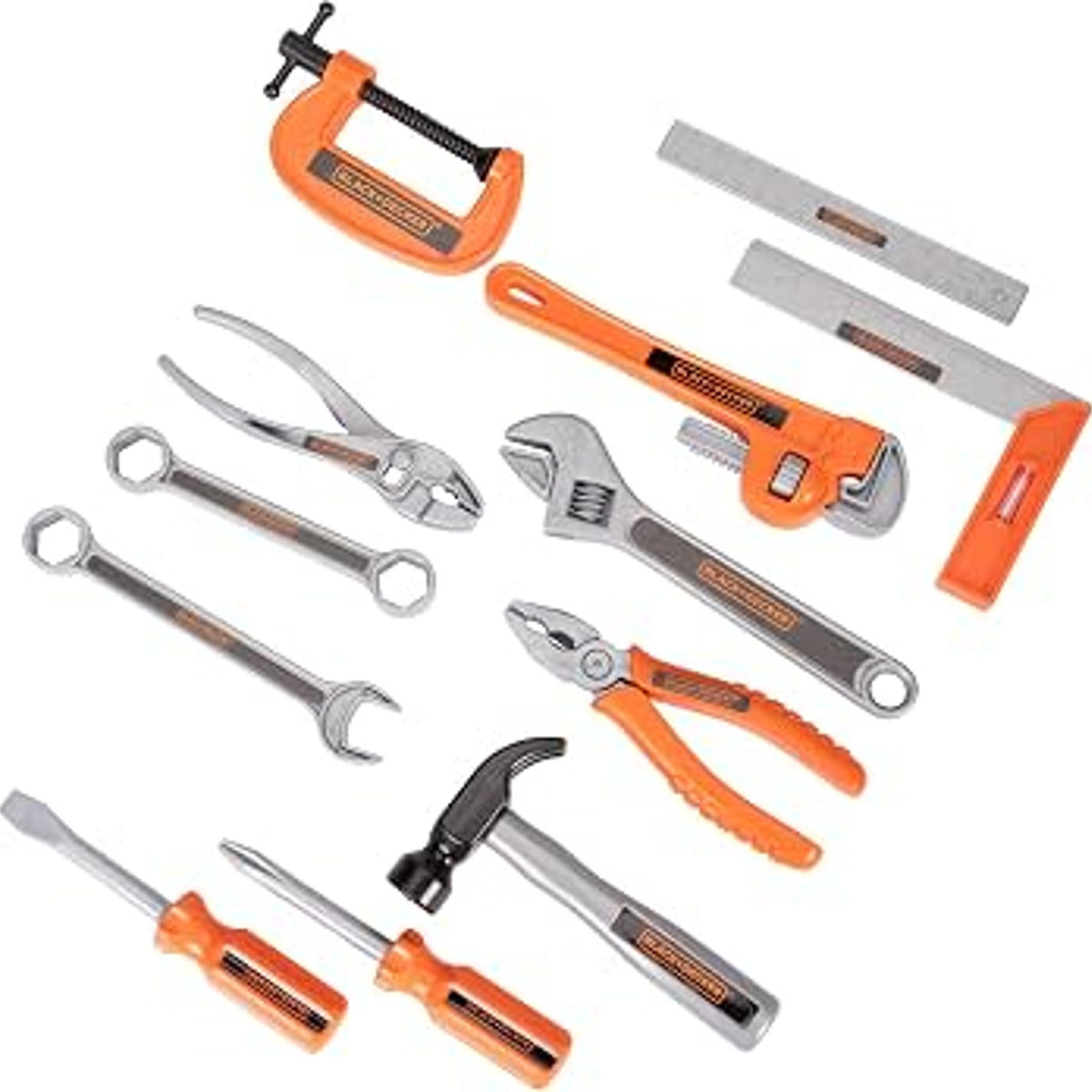 Black + Decker Kids 13-Piece Tool Set, Medium Pack of 1