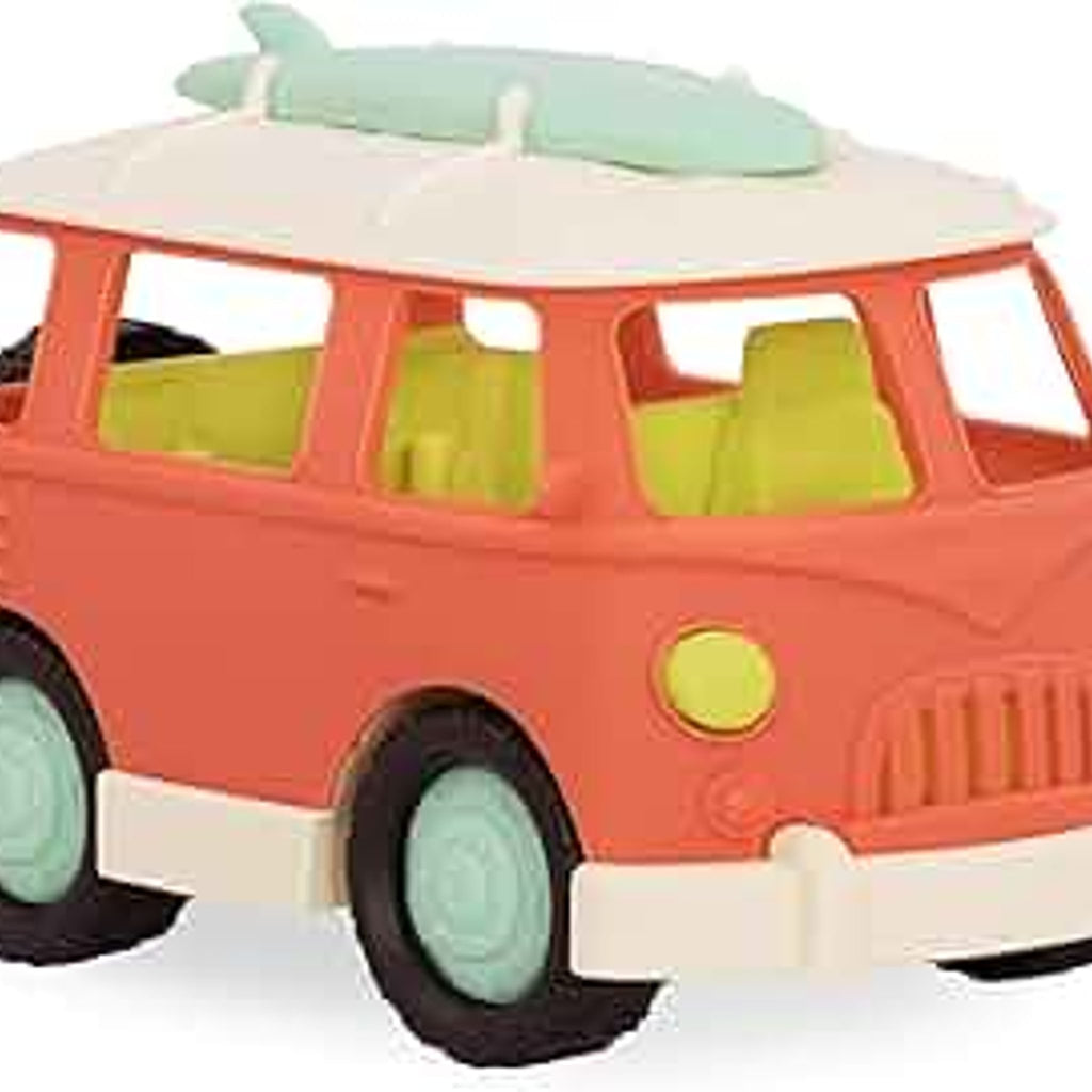 Battat Happy Cruisers Orange Bus Van Toy
