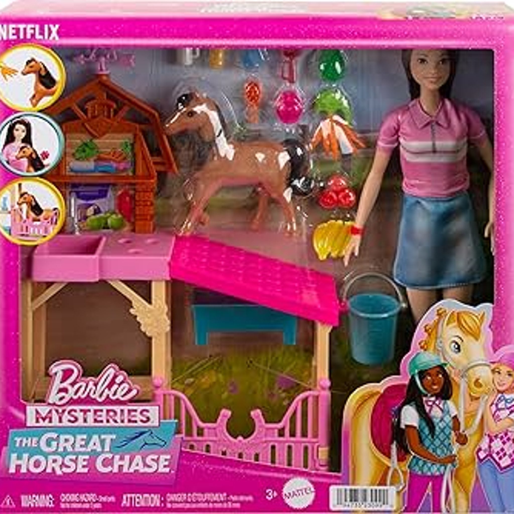 Barbie The Great Horse Chase Doll Playset
