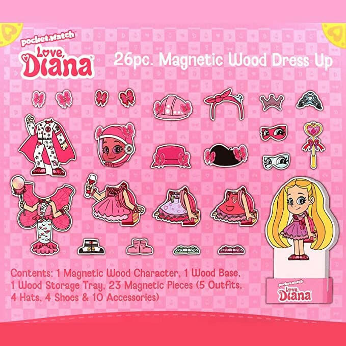 Love, Diana Magnetic Dress Up Set