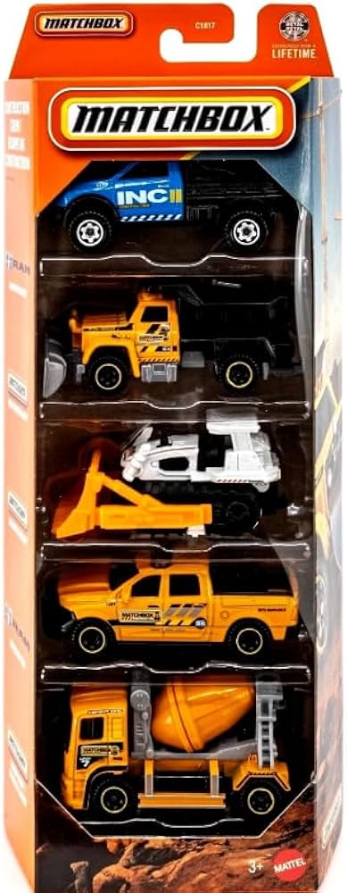 Matchbox Construction Die-Cast Vehicles - damaged box