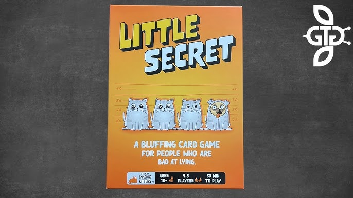Exploding Kittens Little Secret Card Game