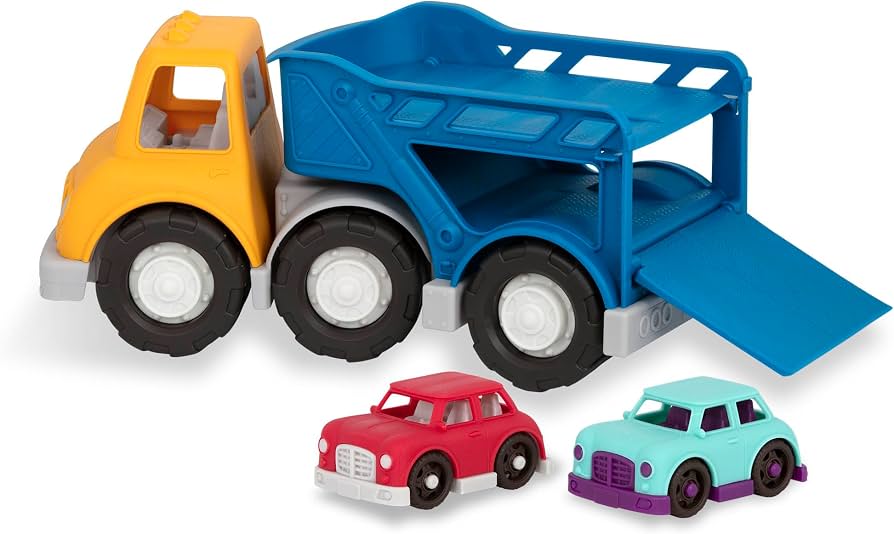 Battat Car Carrier Toy Truck with 2 Mini Cars