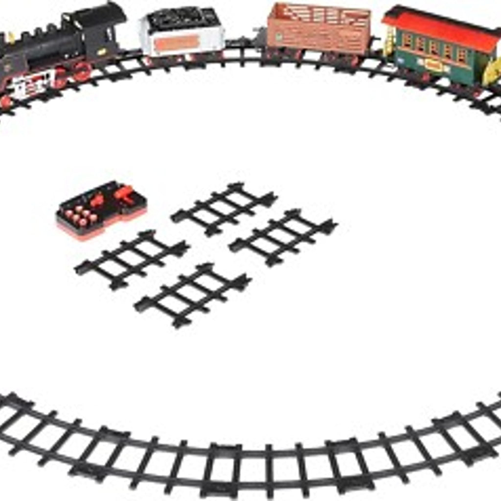 Amazon Basics Steam Engine Train Set - Remote Control
