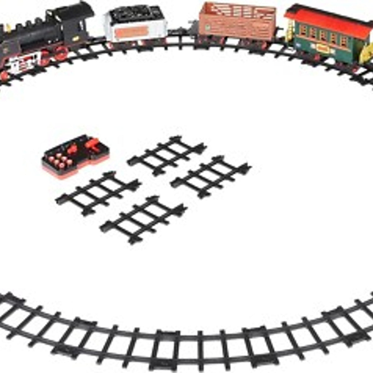 Amazon Basics Steam Engine Train Set - Remote Control