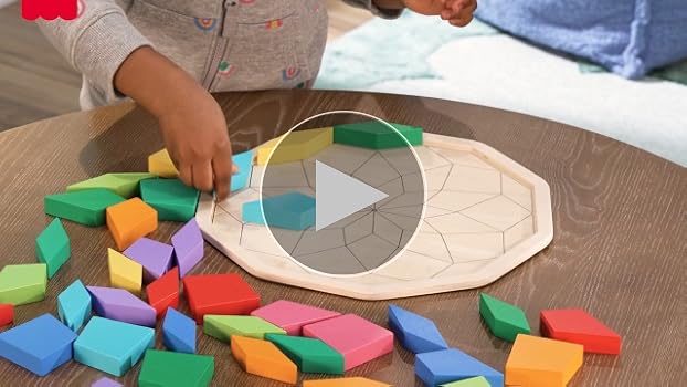 Fisher-Price Mandala Puzzle 41 Wooden Pieces for Kids 3+