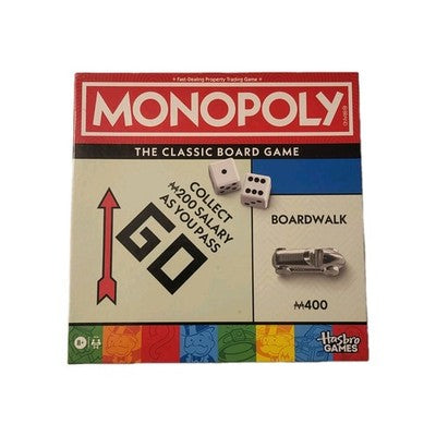Monopoly Classic Board Game with Storage Tray