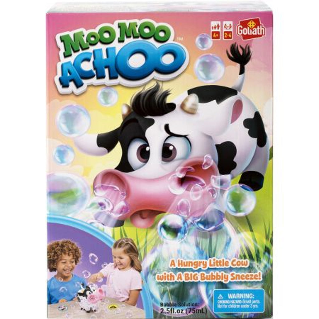 Goliath Games Moo Moo Achoo Game | Gather Clover, Sneezes Bubbles