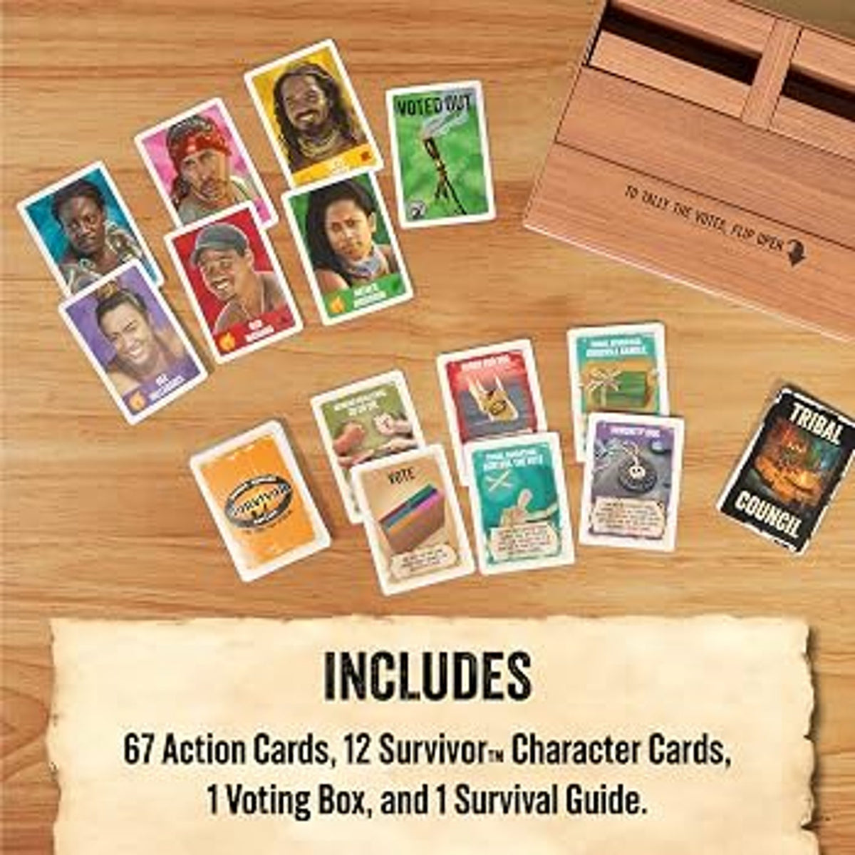 Exploding Kittens Survivor: The Tribe Has Spoken Board Game