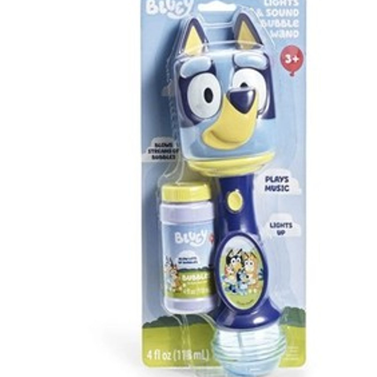 Bluey Light & Sound Bubble Wand by Little Kids Inc.