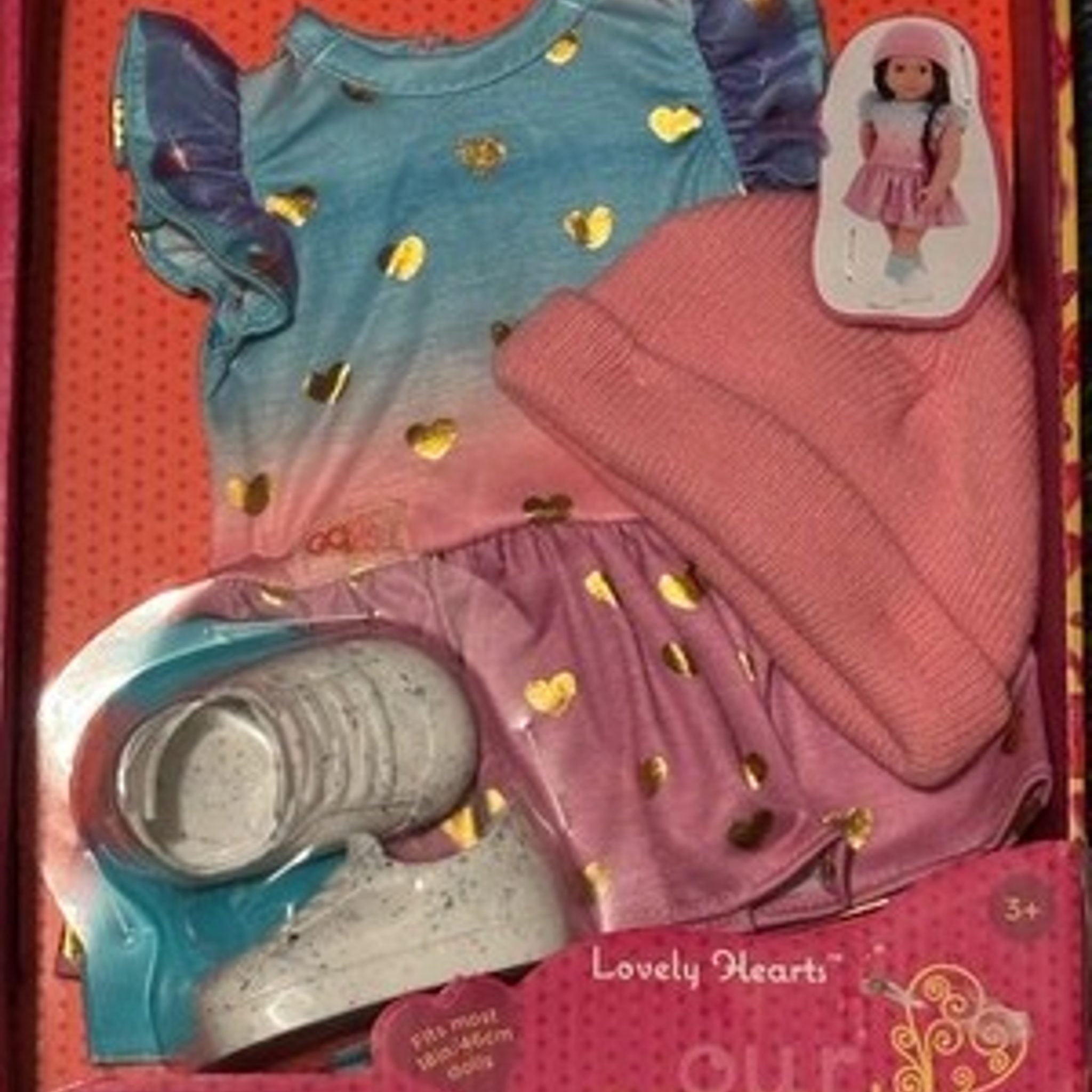Our Generation Lovely Hearts Outfit for 18" Dolls
