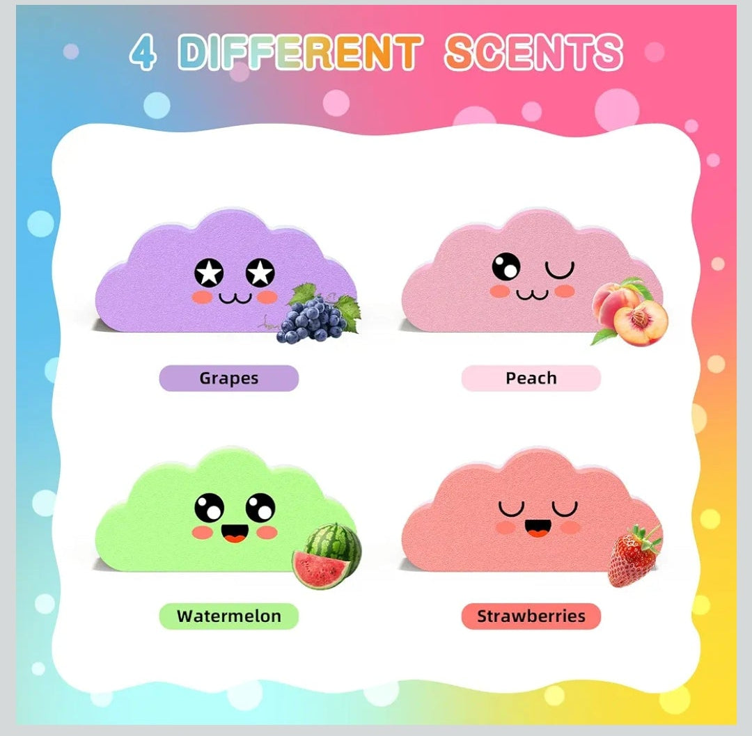 Rainbow Bath Bombs for Kids, Boys & Girls Gifts, Colorful Dissolving Toys with Surprise Colors, Safe & Non-Toxic DIY Bath Time STEM Learning Activity, Bath Toys Ages 3-12